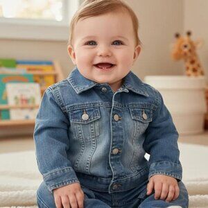 Place Denim Jean Jacket 3-6 Months